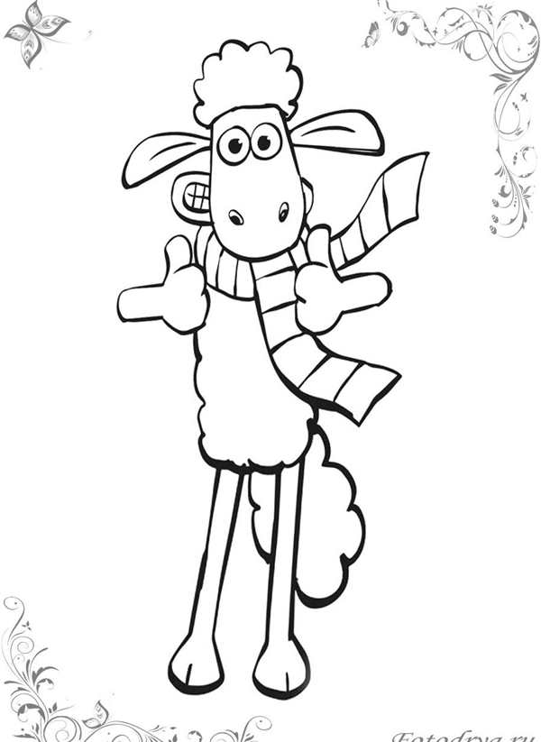 Раскраски Shaun the Sheep