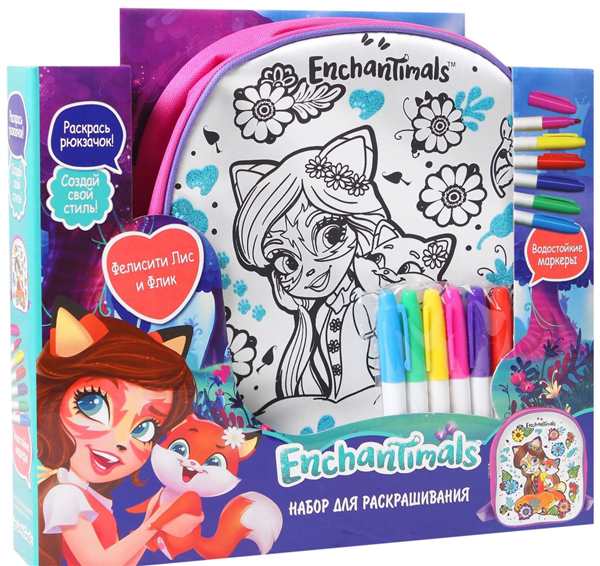 Enchantimals питомцы раскраска