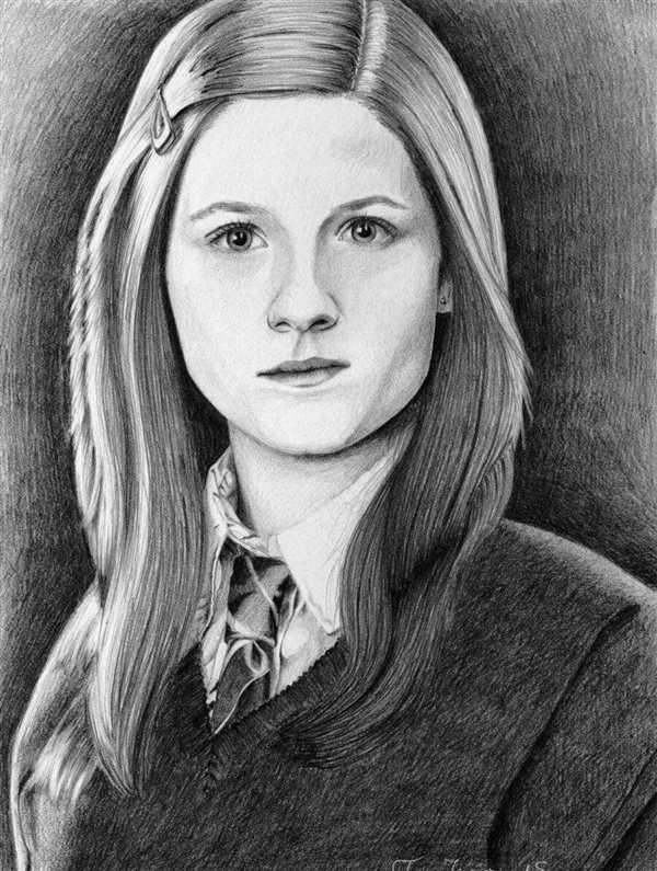 Раскраска Джинни Уизли