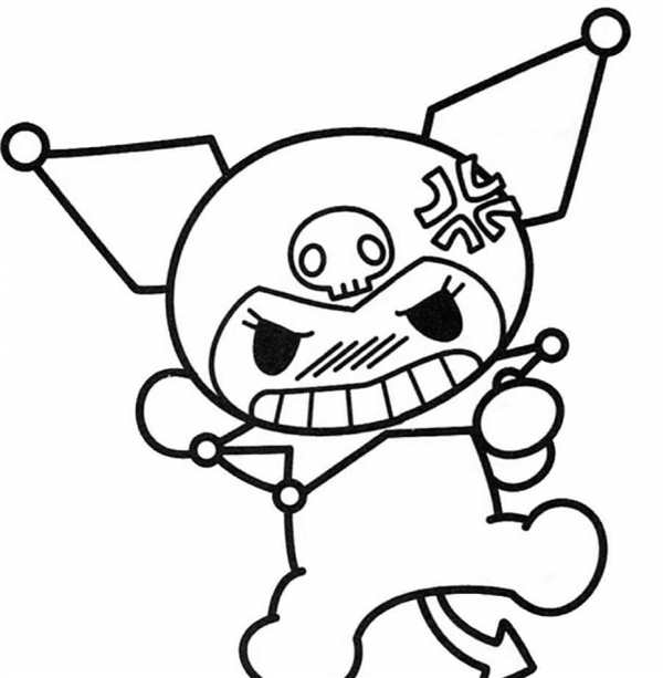 Kuromi раскраска