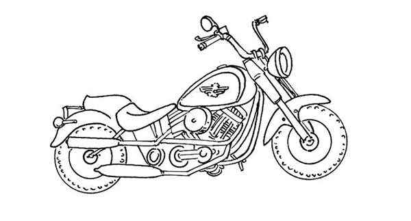 Раскраска мотоцикл Honda cbr1000rr