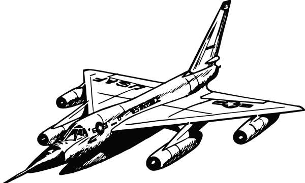 Раскраска. Военные самолеты