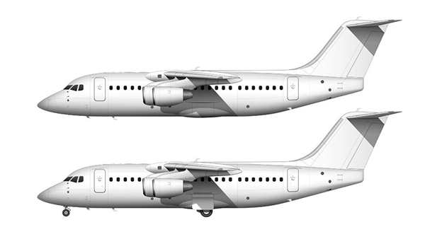 Раскраска самолёта Avro RJ85Creative Colors for Adventure