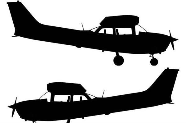 Раскраска самолёта Cessna 172 Весёлое Занятие для Детей