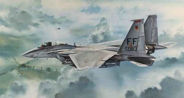 Раскраска самолёта F15 Игла МакDonnell Douglas