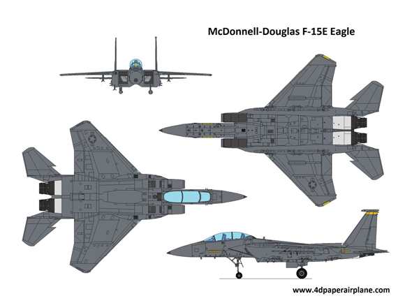 F-15 Eagle чертежи