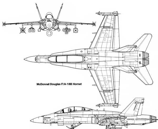 Раскраска самолёта F15 Игла МакDonnell Douglas