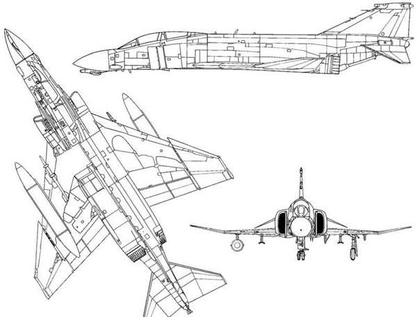 Раскраска самолёта F15 Игла МакDonnell Douglas