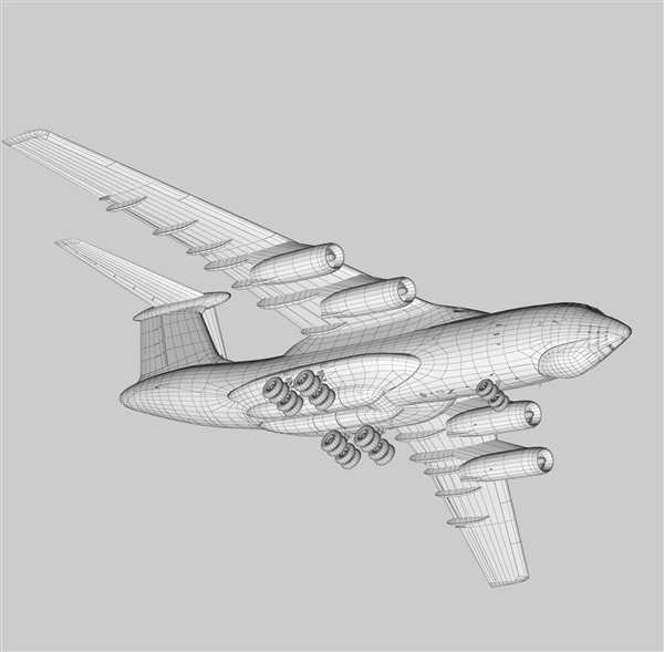 Раскраска самолет Боинг 747