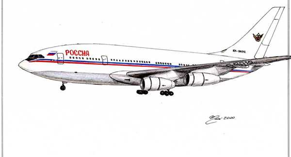 Ил 76 рисунок карандашом