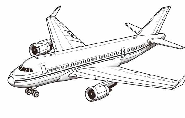 Раскраска Боинг 747