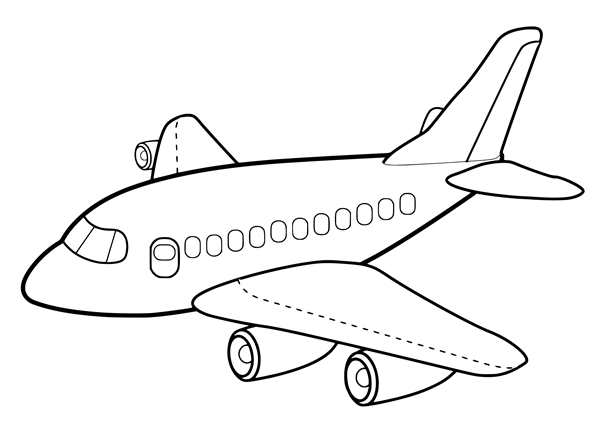 Боинг 737 раскраска