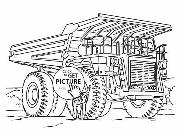КАМАЗ 65115 раскраска