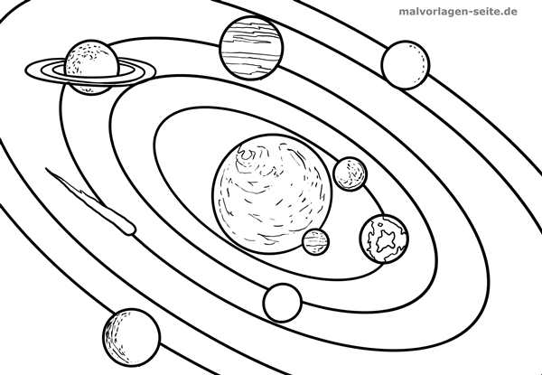 Космодром раскраска для детей