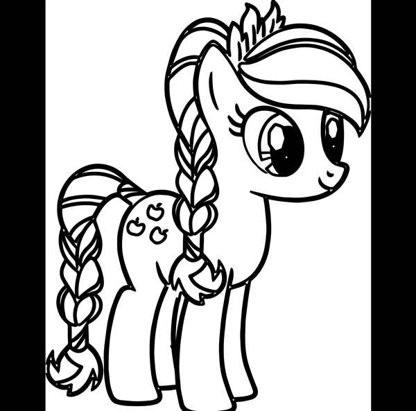 My little Pony раскраска Рарити