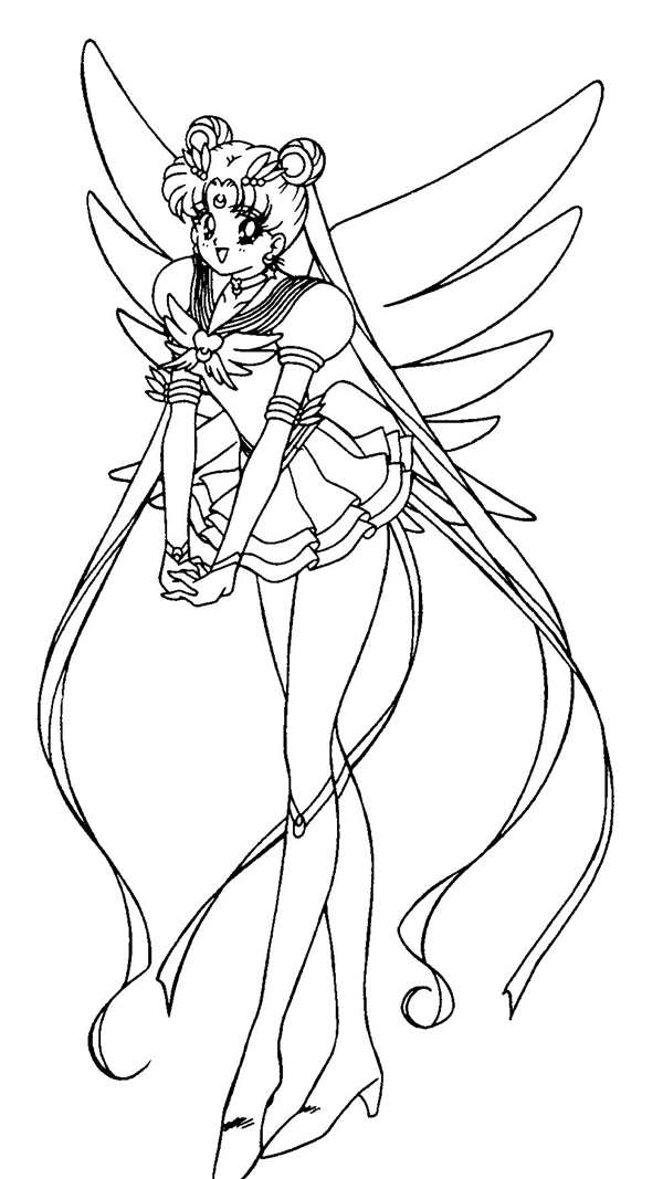 Sailor Moon раскраска