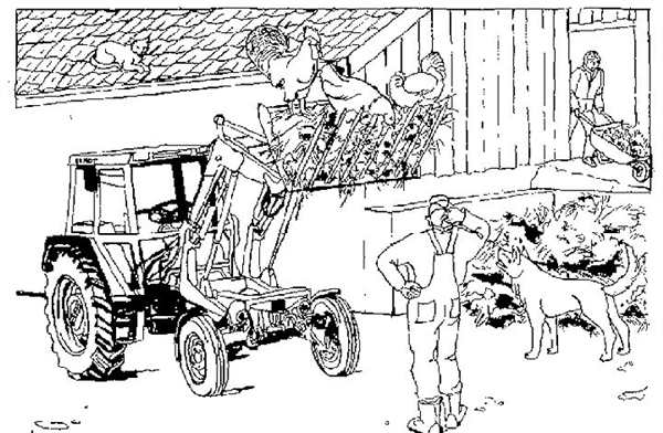 Сеялка 1745 John Deere чертёж