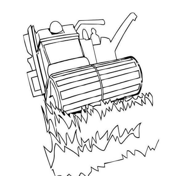 Комбайн John Deere раскраска