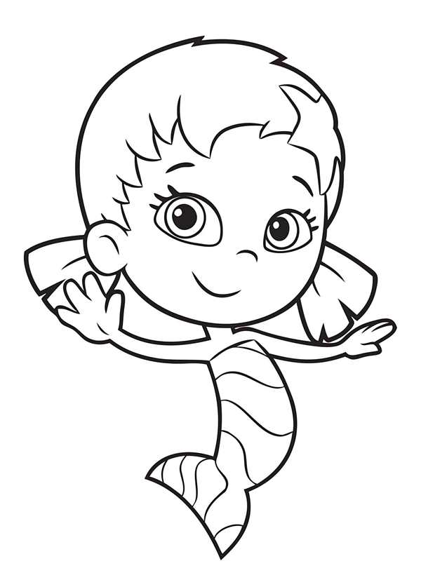 Bubble Guppies раскраска