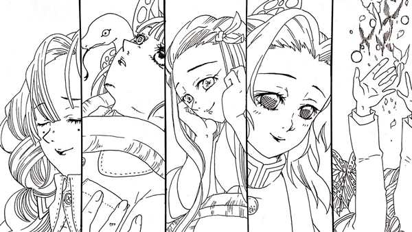 Demon Slayer раскраски Шинобу