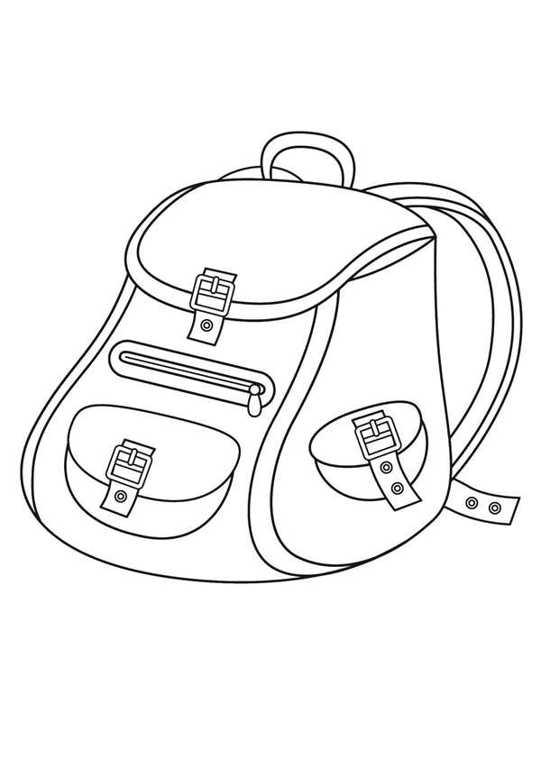 Портфель раскраска