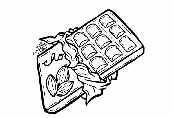 Раскраска Шоколадные Конфеты Вкусные Приключения наersionersion