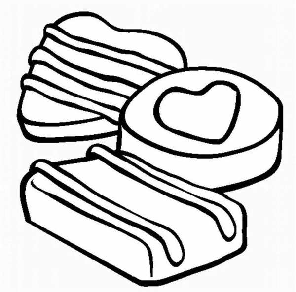 Раскраска Шоколадные Конфеты Вкусные Приключения наersionersion