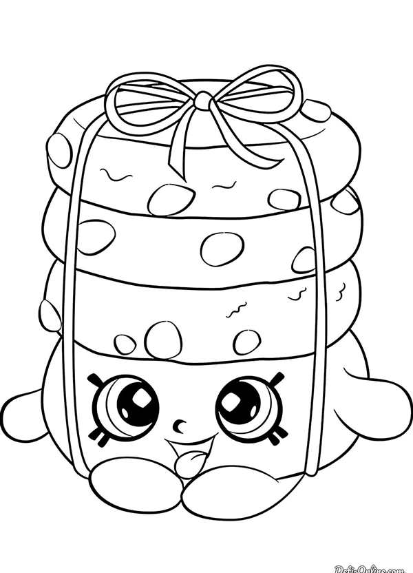 Shopkins раскраска