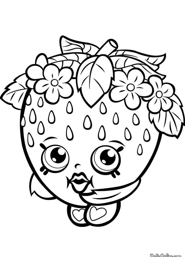 Shopkins раскраска