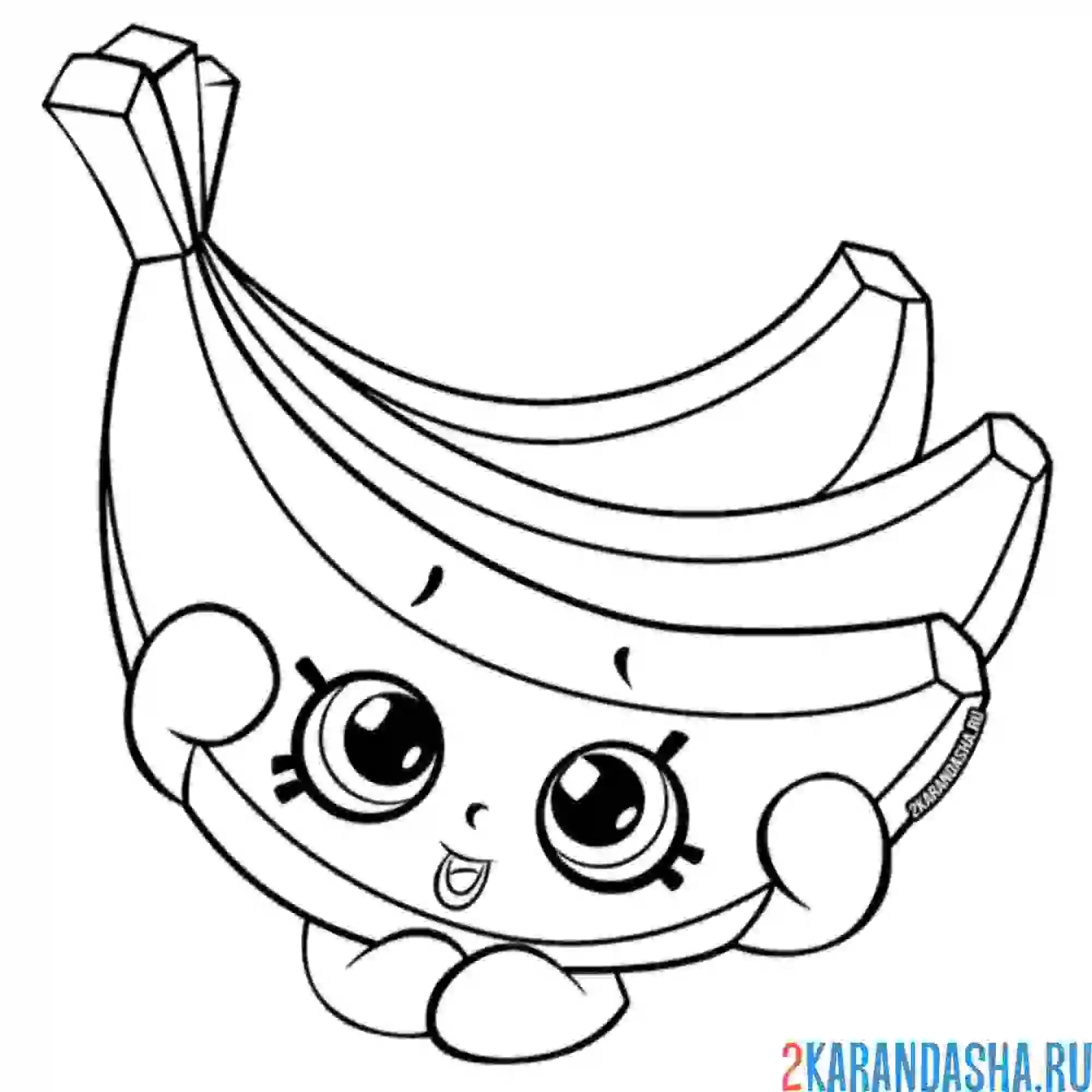 Шопкинс машинки раскраска