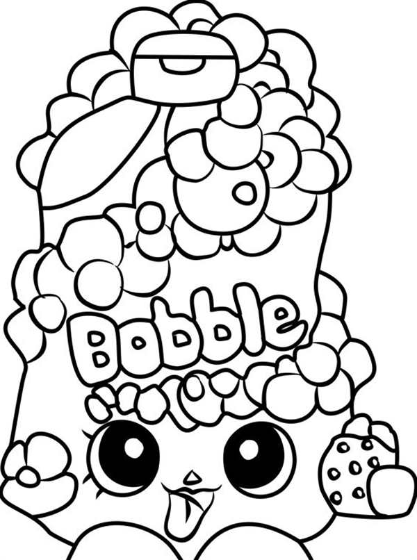 Shopkins раскраска