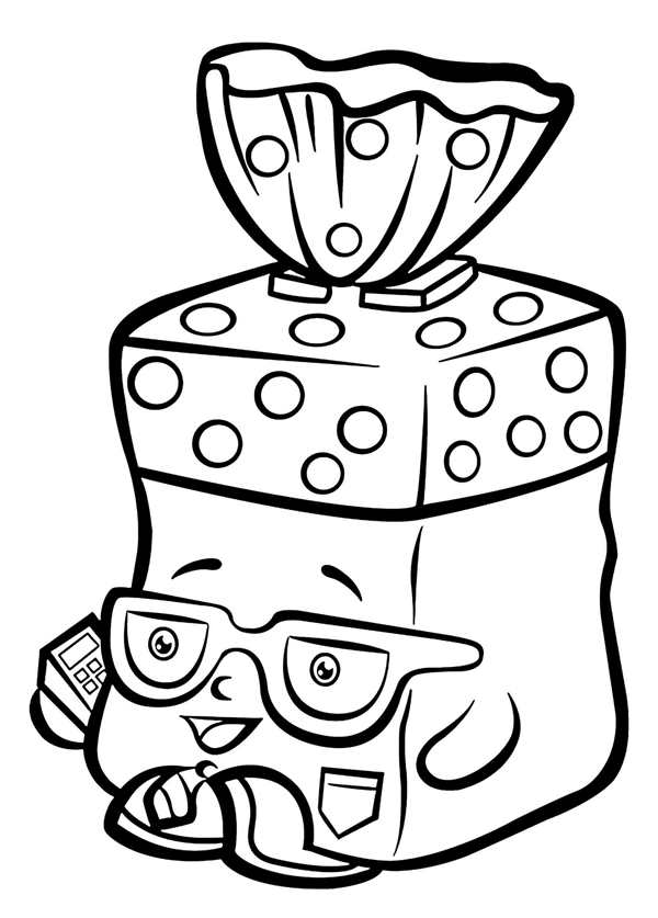 Shopkins раскраска