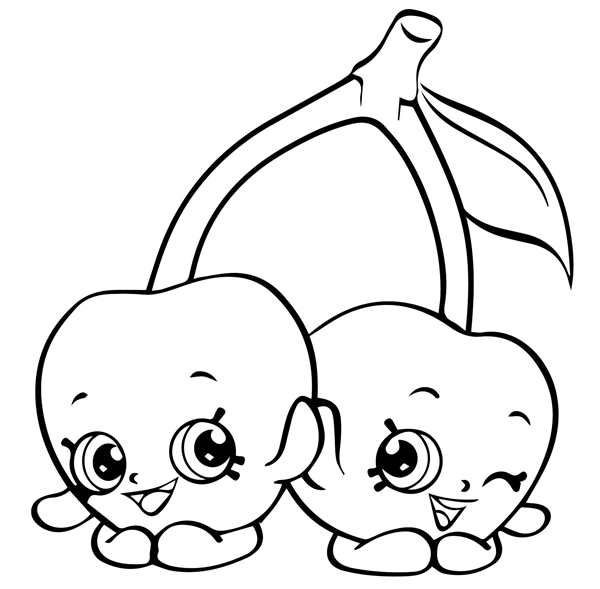 Shopkins раскраска