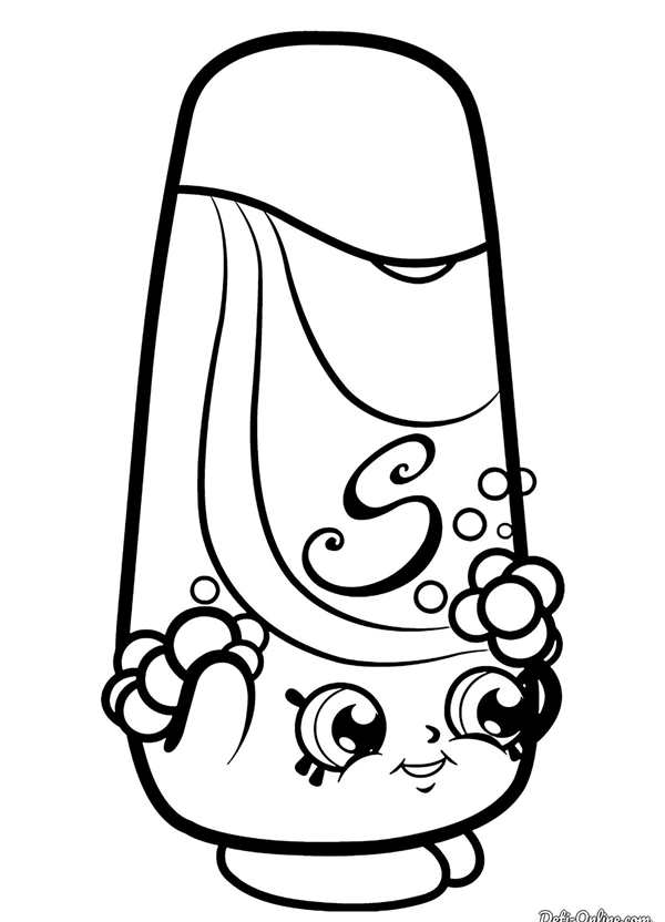 Shopkins раскраска