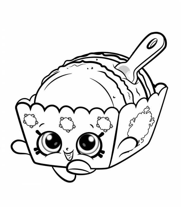 Раскраска из мороженщика