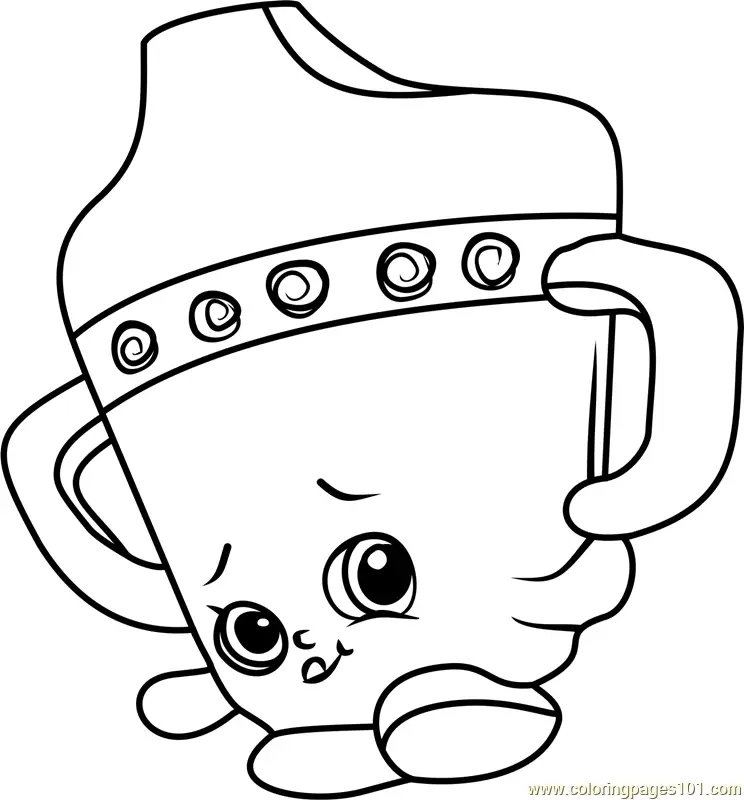 Shopkins раскраска