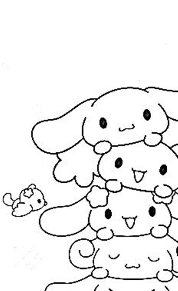 Разукрашки Cinnamoroll