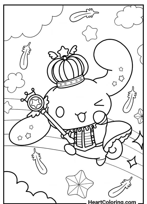 Cinnamoroll раскраска