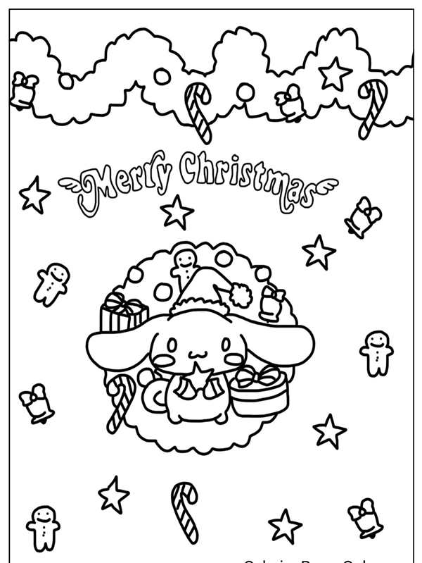 Cinnamoroll раскраска