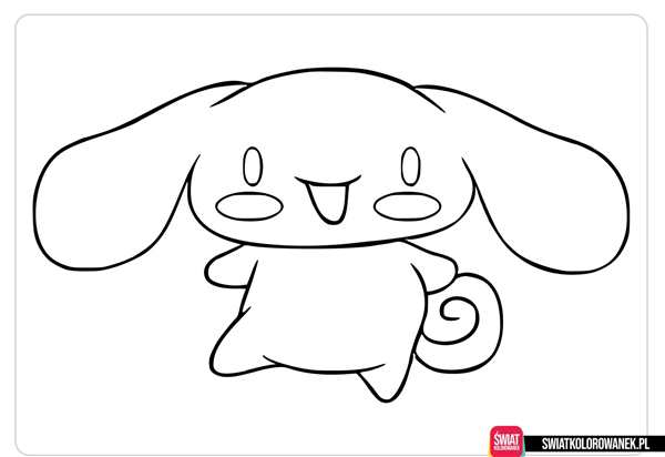 Cinnamoroll раскраска