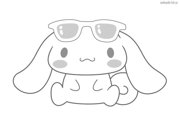 Cinnamoroll раскраска