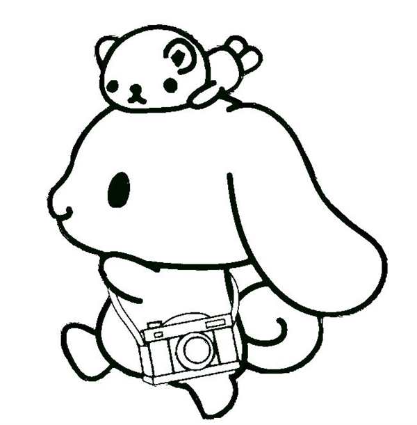 Cinnamoroll раскраска