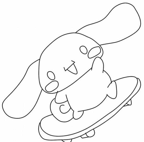 Cinnamoroll раскраска