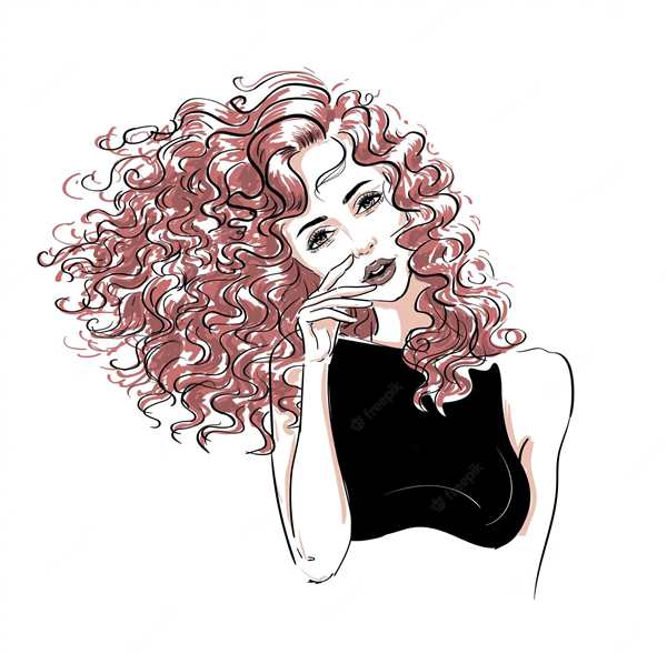 Девушка рисунок