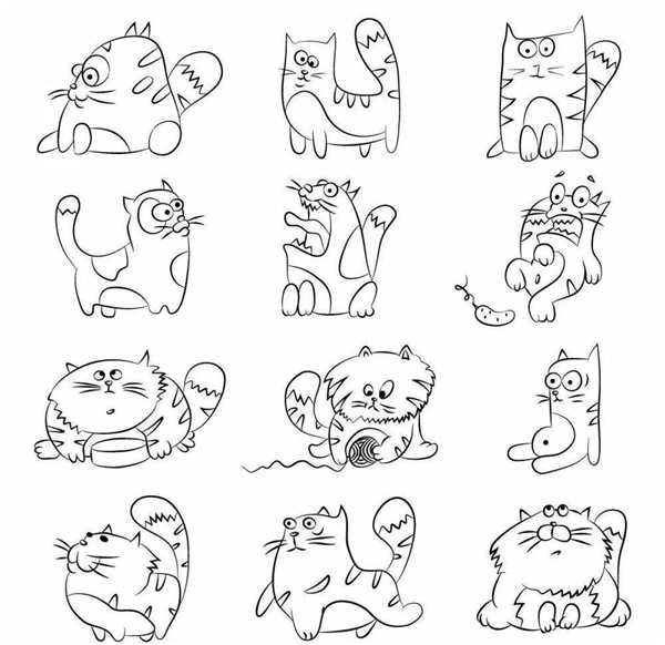Кот Саймон с миской