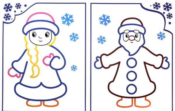 Снеговик силуэт