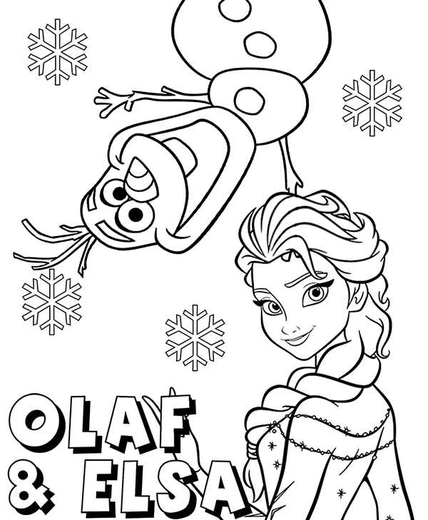 Раскраска Снежинка Frozen Магия АртТворчества для Детей