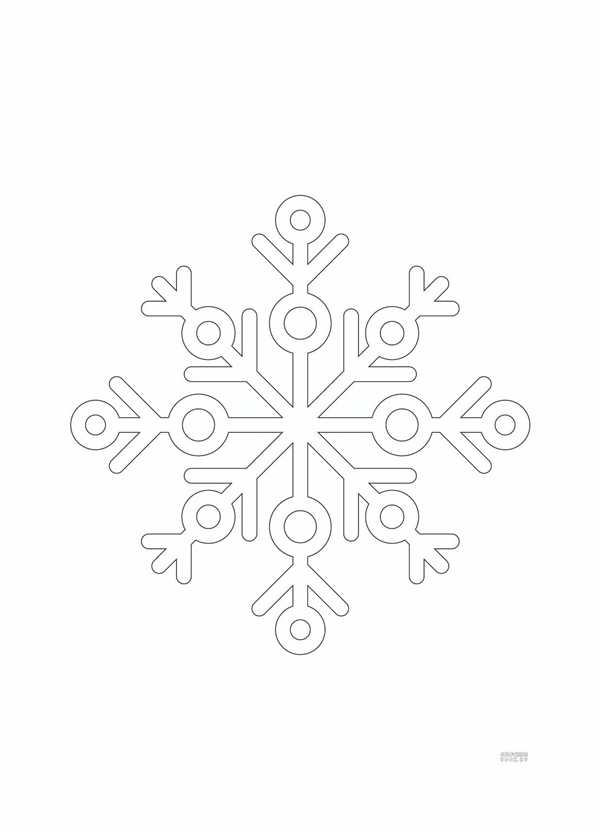 Раскраски для девочек снежинки