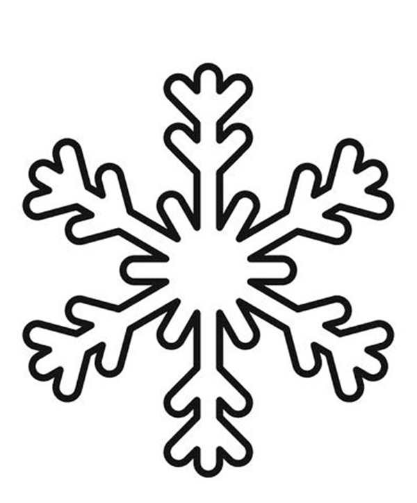 Раскраска Снежинка Из Листьев