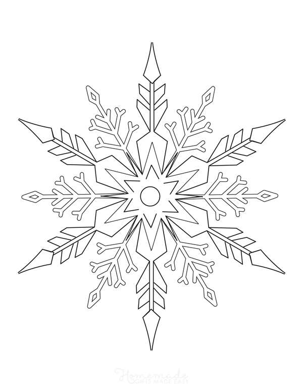 Новогодние снежинки трафареты